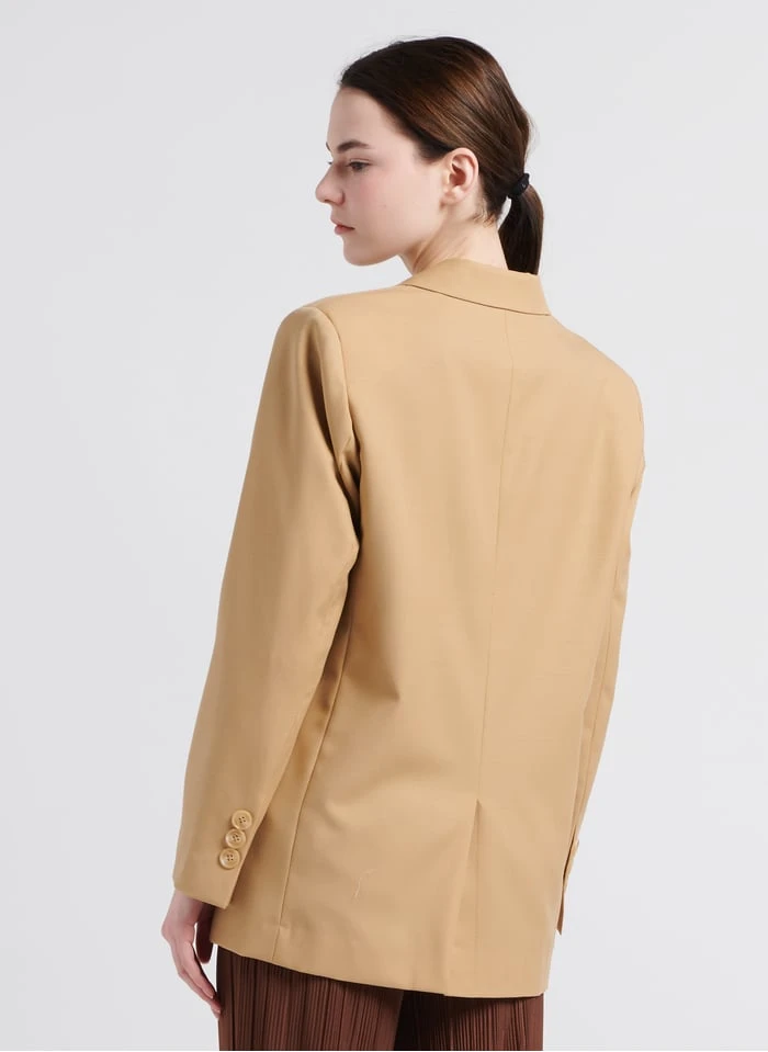 Second Female JUNNI BLAZER - Jasje Met Reverskraag | Beige 2 Second Female JUNNI BLAZER - Jasje Met Reverskraag | Beige - Afbeelding 2