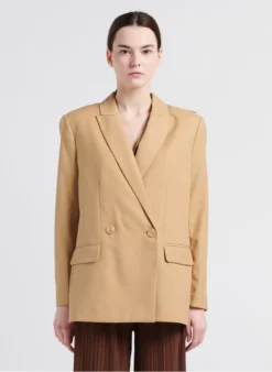 Second Female JUNNI BLAZER - Jasje Met Reverskraag | Beige