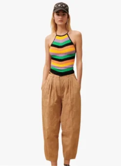 Maje MATRIX - Top Van Viscosemix Met Smalle Bandjes | Veelkleurig 11 Maje MATRIX - Top Van Viscosemix Met Smalle Bandjes | Veelkleurig -Kleding Winkel 4086450