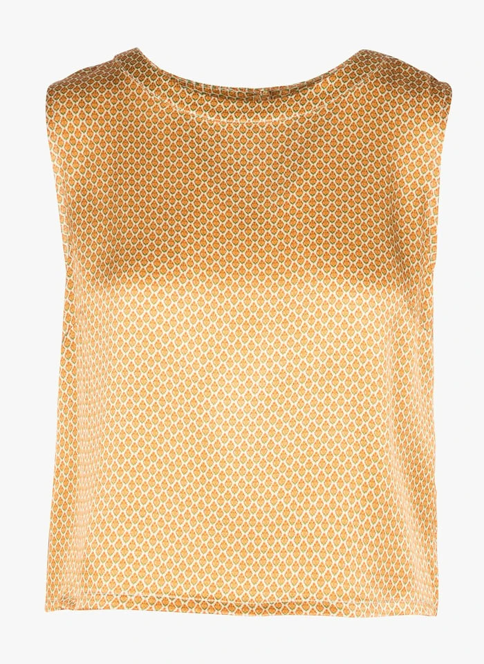 SEE U SOON Top Met Ronde Hals En Print | Oranje 3 SEE U SOON Top Met Ronde Hals En Print | Oranje - Afbeelding 3