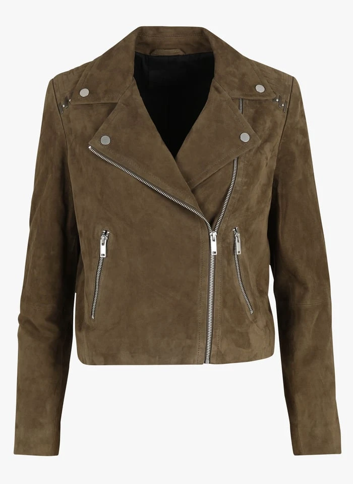 Ikks Suède Jack | Kaki 3 Ikks Suède Jack | Kaki - Afbeelding 3