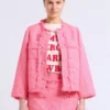 ESSENTIEL ANTWERP DASHING - Kort Tweedjasje | Roze