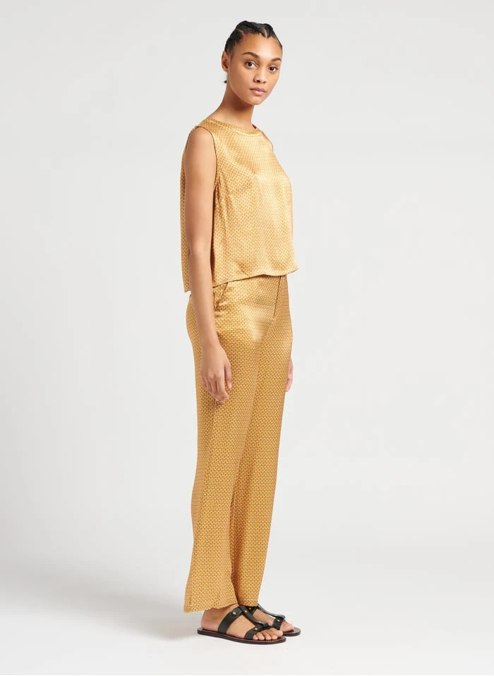 SEE U SOON Top Met Ronde Hals En Print | Oranje 4 SEE U SOON Top Met Ronde Hals En Print | Oranje - Afbeelding 4