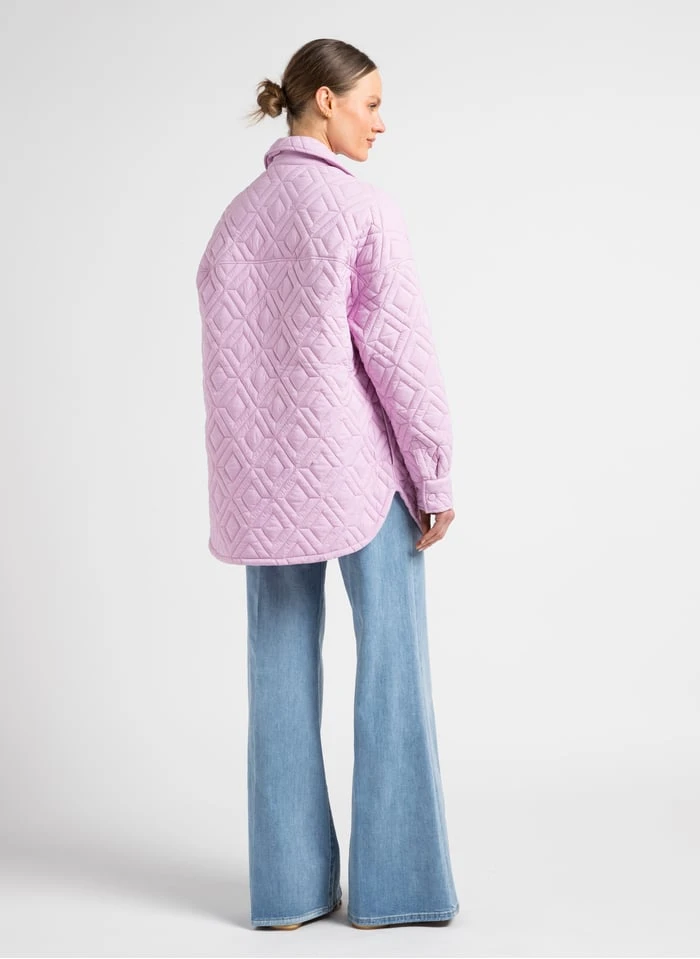 ESSENTIEL ANTWERP DEVILISH - Oversized, Gewatteerde Jasje | Violet 6 ESSENTIEL ANTWERP DEVILISH - Oversized, Gewatteerde Jasje | Violet - Afbeelding 6