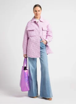 ESSENTIEL ANTWERP DEVILISH - Oversized, Gewatteerde Jasje | Violet 10 ESSENTIEL ANTWERP DEVILISH - Oversized, Gewatteerde Jasje | Violet -Kleding Winkel 4101705