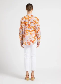 BATMAN - Ruimvallende, Katoenen Blouse | Violet -Kleding Winkel 4101827