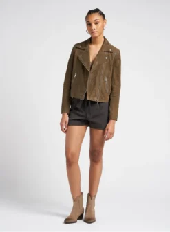 Ikks Suède Jack | Kaki 9 Ikks Suède Jack | Kaki -Kleding Winkel 4102725