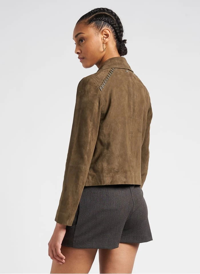 Ikks Suède Jack | Kaki 2 Ikks Suède Jack | Kaki - Afbeelding 2