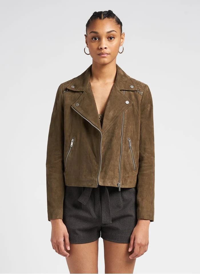 Ikks Suède Jack | Kaki 1 Ikks Suède Jack | Kaki