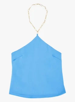 Tara Jarmon TWENTIES - Mouwloze Top | Blauw -Kleding Winkel 4103350