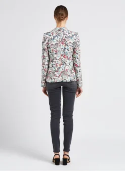 Ikks Jasje Met Reverskraag En Bloemenprint | Wit 11 Ikks Jasje Met Reverskraag En Bloemenprint | Wit -Kleding Winkel 4110118