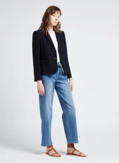 VANESSA - Getailleerde Blazer | Blauw -Kleding Winkel 4110463