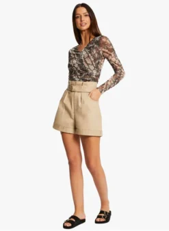 MORGAN TELEON - Top Met V-hals En Slangenprint | Veelkleurig -Kleding Winkel 4111787