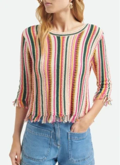 Vanessa Bruno AMIRA - Gestreepte Blouse Katoenblend | Veelkleurig