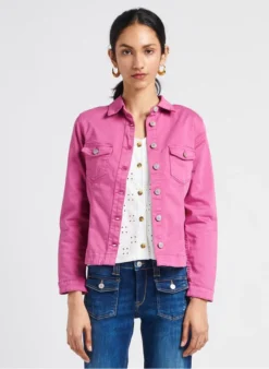 LE TEMPS DES CERISES Jasje Van Stretchkatoen Met Klassieke Kraag | Veelkleurig