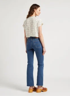 ONE STEP Wijde Top Met V-hals | Wit -Kleding Winkel 4120699