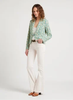 LE TEMPS DES CERISES TASHA - Jasje Met Sjaalkraag En Bloemmotief | Veelkleurig 10 LE TEMPS DES CERISES TASHA - Jasje Met Sjaalkraag En Bloemmotief | Veelkleurig -Kleding Winkel 4121114