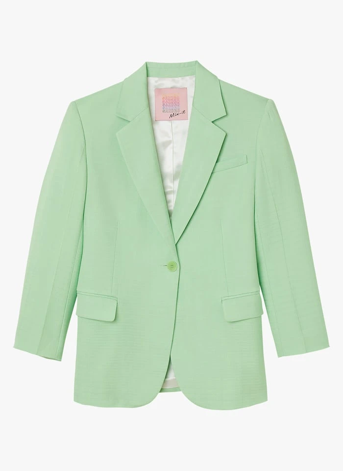 Sandro HARPER - Jasje Met Reverskraag | Groen 2 Sandro HARPER - Jasje Met Reverskraag | Groen - Afbeelding 2