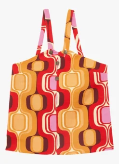 Tara Jarmon TINALA - Korte Katoenen Top Met Print En Textuur | Rood -Kleding Winkel 4132381