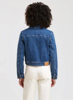 Recht Spijkerjasje Met Klassieke Kraag | Jeans Stone -Kleding Winkel 4132696
