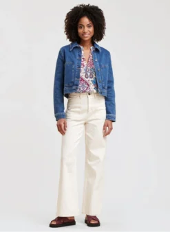 Recht Spijkerjasje Met Klassieke Kraag | Jeans Stone -Kleding Winkel 4132698