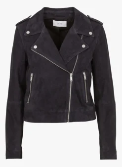 Ikks Leren Blazer | Blauw -Kleding Winkel 4136260