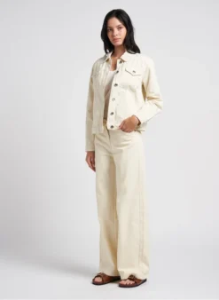 PENNYBLACK ALADINO - Katoenen Spijkerjasje Met Klassieke Kraag | Wit 8 PENNYBLACK ALADINO - Katoenen Spijkerjasje Met Klassieke Kraag | Wit -Kleding Winkel 4145849