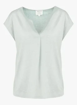 MAISON 123 CASSIOPE - Mouwloze Top Met V-hals | Blauw -Kleding Winkel 4150283