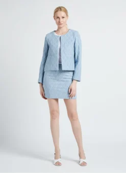 VALTER - Gewatteerd Spijkerjasje | Blauw -Kleding Winkel 4160709