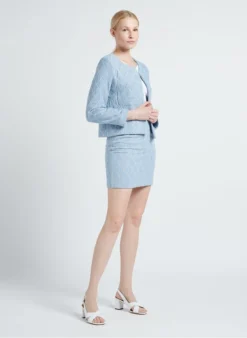 VALTER - Gewatteerd Spijkerjasje | Blauw -Kleding Winkel 4160714