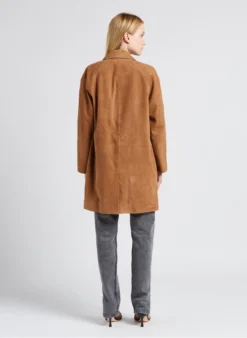 GERARD DAREL NAELISS - Straight-fit, Lang Jasje Van Leer | Bruin 9 GERARD DAREL NAELISS - Straight-fit, Lang Jasje Van Leer | Bruin -Kleding Winkel 4164442