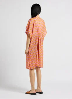 SOLAL - Kimono Met All-over Motief | Oranje -Kleding Winkel 4165127
