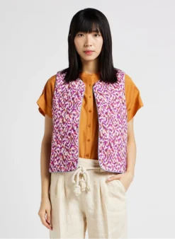 PIERINO - Gewatteerd Jasje Van Biologisch Katoen Met Print |