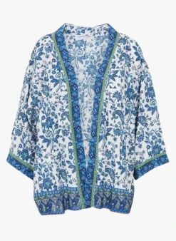 GERARD DAREL NALINE - Kimono Met Print | Blauw -Kleding Winkel 4166571