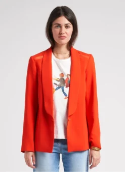 ONE STEP Jasje Met Sjaalkraag | Oranje