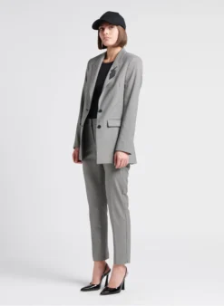 Ikks Jasje Met Reverskraag En Pied-de-poulemotief | Zwart 8 Ikks Jasje Met Reverskraag En Pied-de-poulemotief | Zwart -Kleding Winkel 4186358