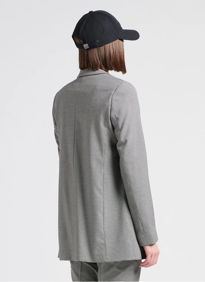 Ikks Jasje Met Reverskraag En Pied-de-poulemotief | Zwart 2 Ikks Jasje Met Reverskraag En Pied-de-poulemotief | Zwart - Afbeelding 2