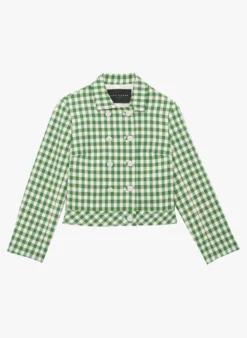 Tara Jarmon VIRGINIA - Kort Jasje Met Klassieke Kraag | Kaki