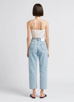 Sessun VALDINA - Croptop Met Borduursel Katoenblend | Wit -Kleding Winkel 4189776