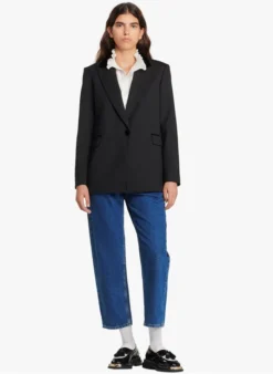 Sandro HELLA - Jasje Met Reverskraag | Zwart 10 Sandro HELLA - Jasje Met Reverskraag | Zwart -Kleding Winkel 4201136