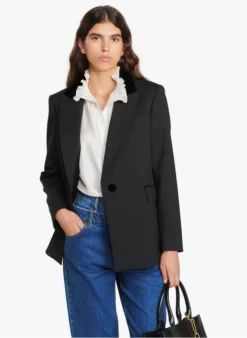 Sandro HELLA - Jasje Met Reverskraag | Zwart 9 Sandro HELLA - Jasje Met Reverskraag | Zwart -Kleding Winkel 4201137