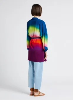 ESSENTIEL ANTWERP DEVOTED - Wijde Kimono Met Kleurverloop | Roze -Kleding Winkel 4209429