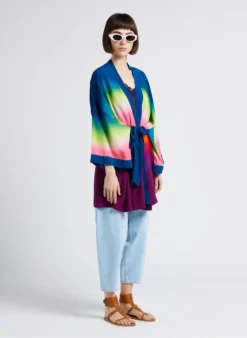 ESSENTIEL ANTWERP DEVOTED - Wijde Kimono Met Kleurverloop | Roze -Kleding Winkel 4209430