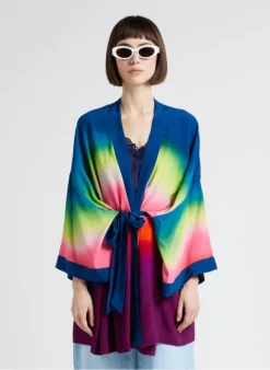 ESSENTIEL ANTWERP DEVOTED - Wijde Kimono Met Kleurverloop | Roze