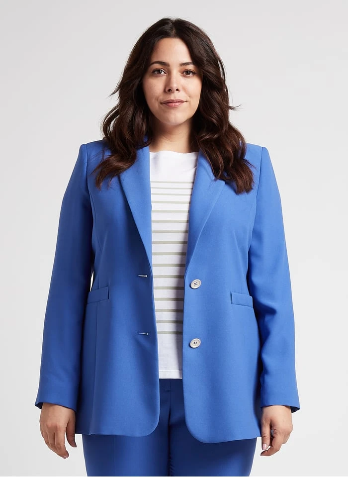 PERSONA CANOA - Jasje Met Reverskraag | Blauw 1 PERSONA CANOA - Jasje Met Reverskraag | Blauw