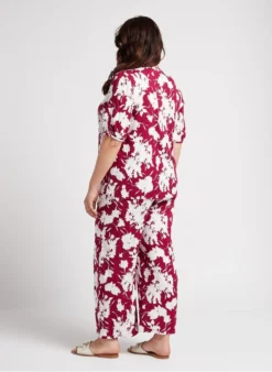 PERSONA BILIA - Top Van Viscose Met Print | Rood -Kleding Winkel 4236462