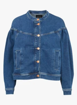 JANAE - Kort Jasje Van Katoenen Spijkerstof | Jeans Stone -Kleding Winkel 4241812