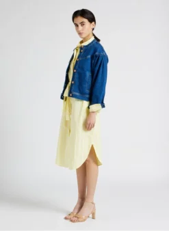 JANAE - Kort Jasje Van Katoenen Spijkerstof | Jeans Stone -Kleding Winkel 4248361