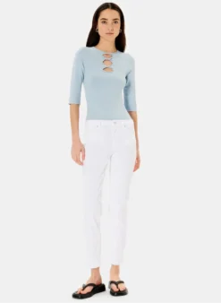 ZAPA BLANCA - Body Met Ronde Hals | Blauw -Kleding Winkel 4257112