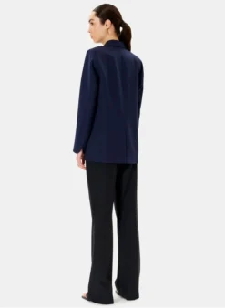 ZAPA VICTORIA - Blazer Van Gerecyclede Wol | Blauw -Kleding Winkel 4257317